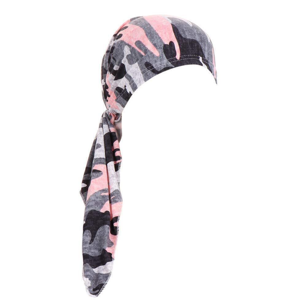1323 Pre-Tied Bandana Turban Hat Chemo Cancer Headscarf Headwraps Headwear